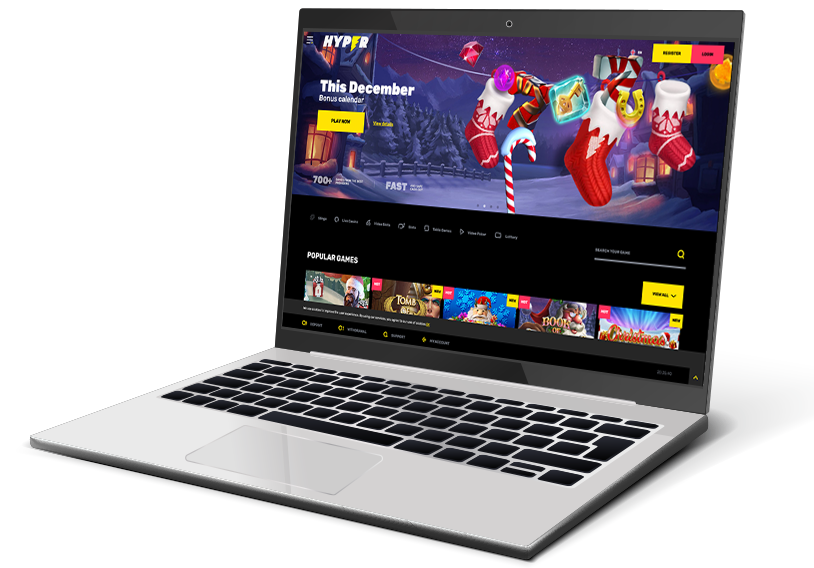 Hyper casino has a wide range of games